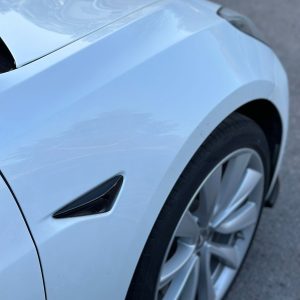 WunderVinyl SG+ Piano Black chrome delete wrap