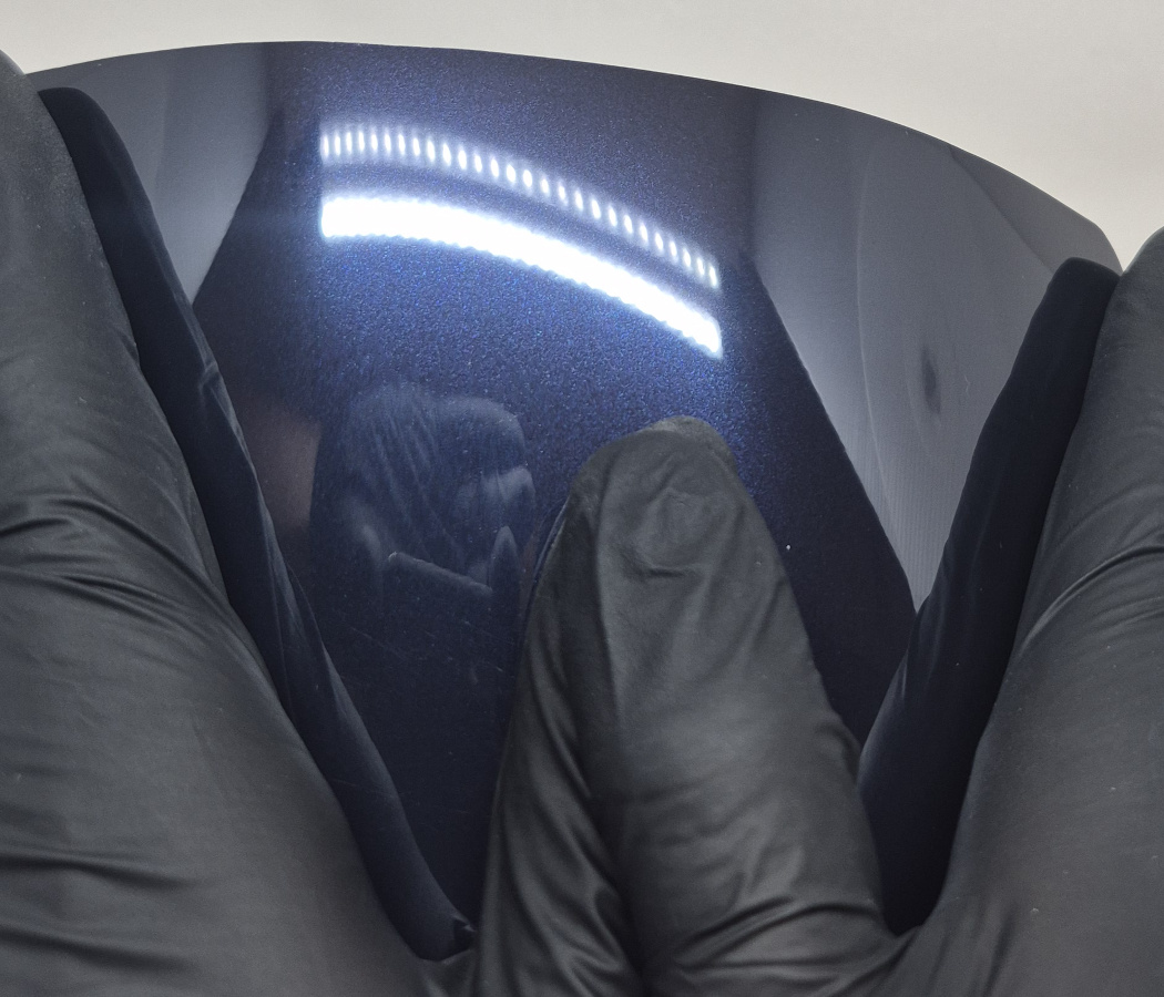 WunderVinyl Super Gloss+ Blue Black car wrap
