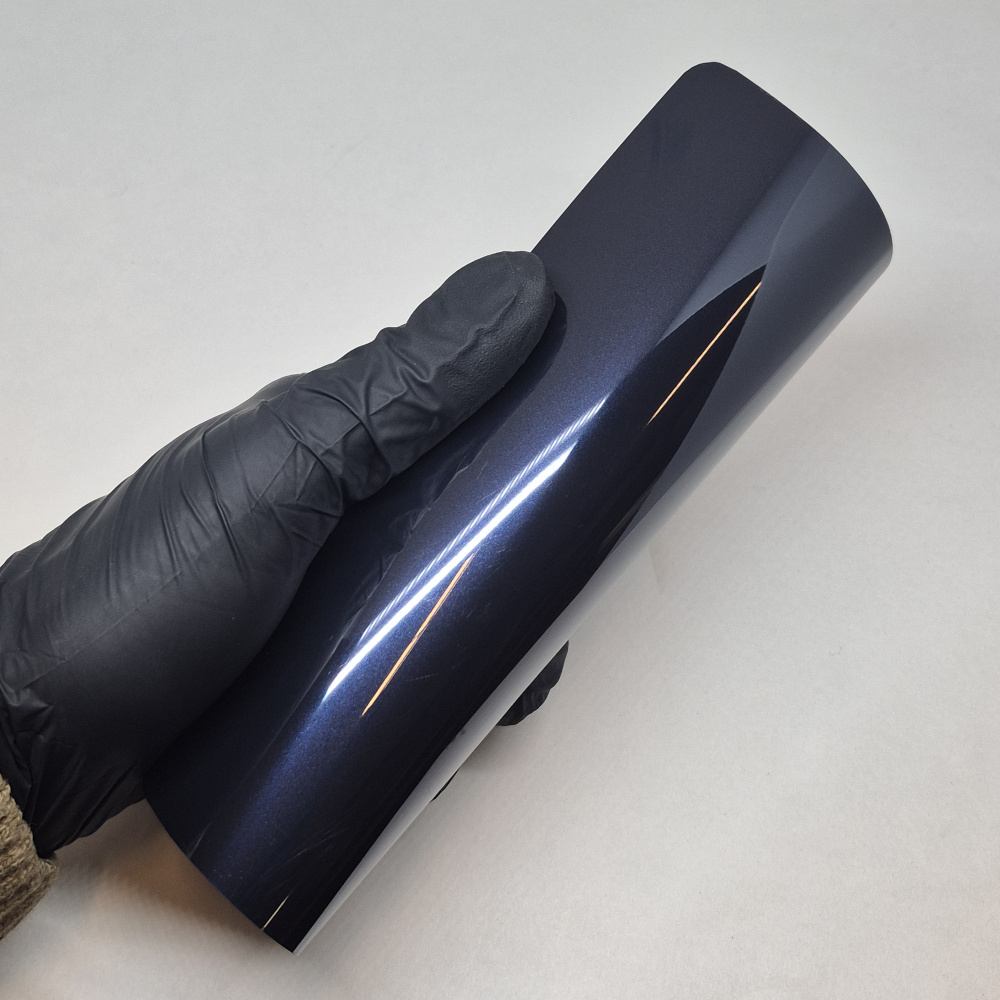 WunderVinyl Super Gloss+ Blue Black wrapping film