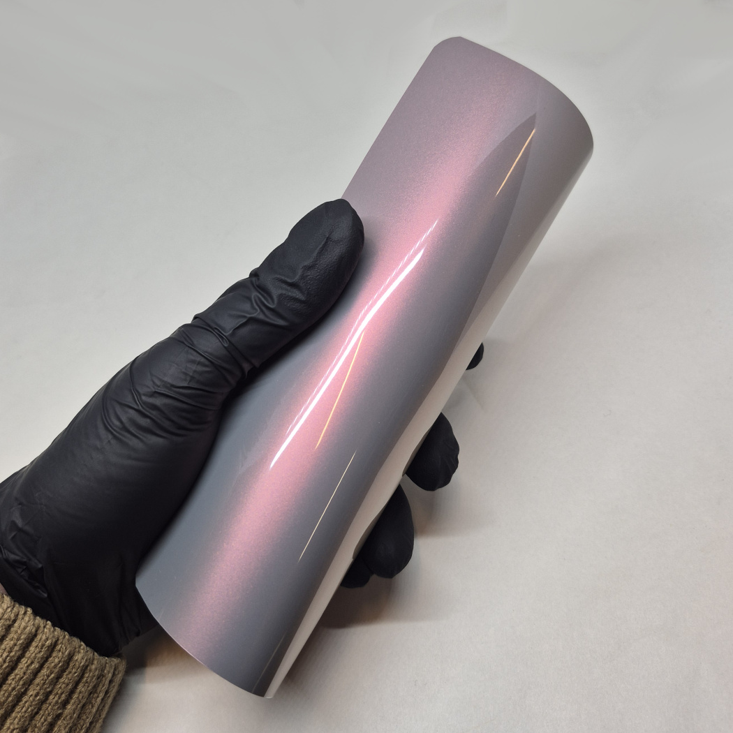 WunderVinyl Candy Flip Grey to Purple bilfolie