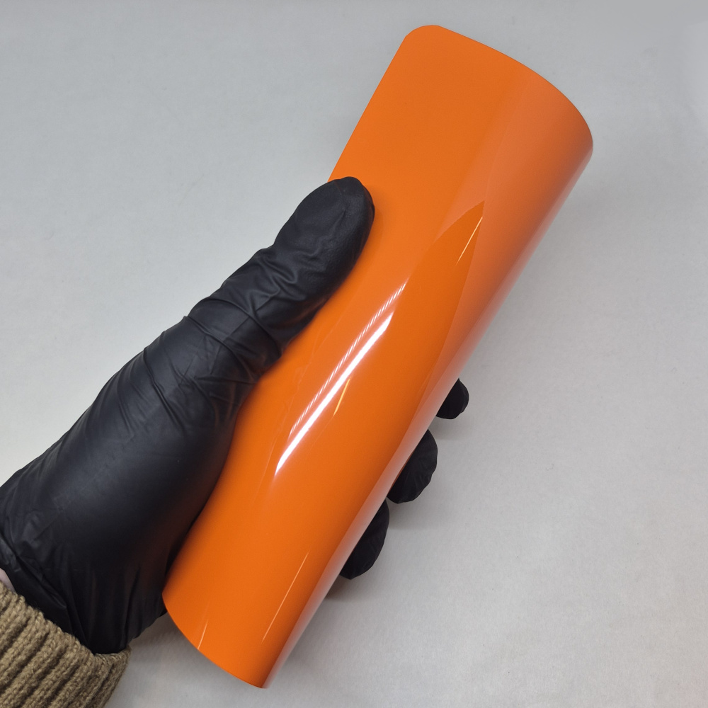 WunderVinyl Super Gloss+ Flaming Orange wrapping film