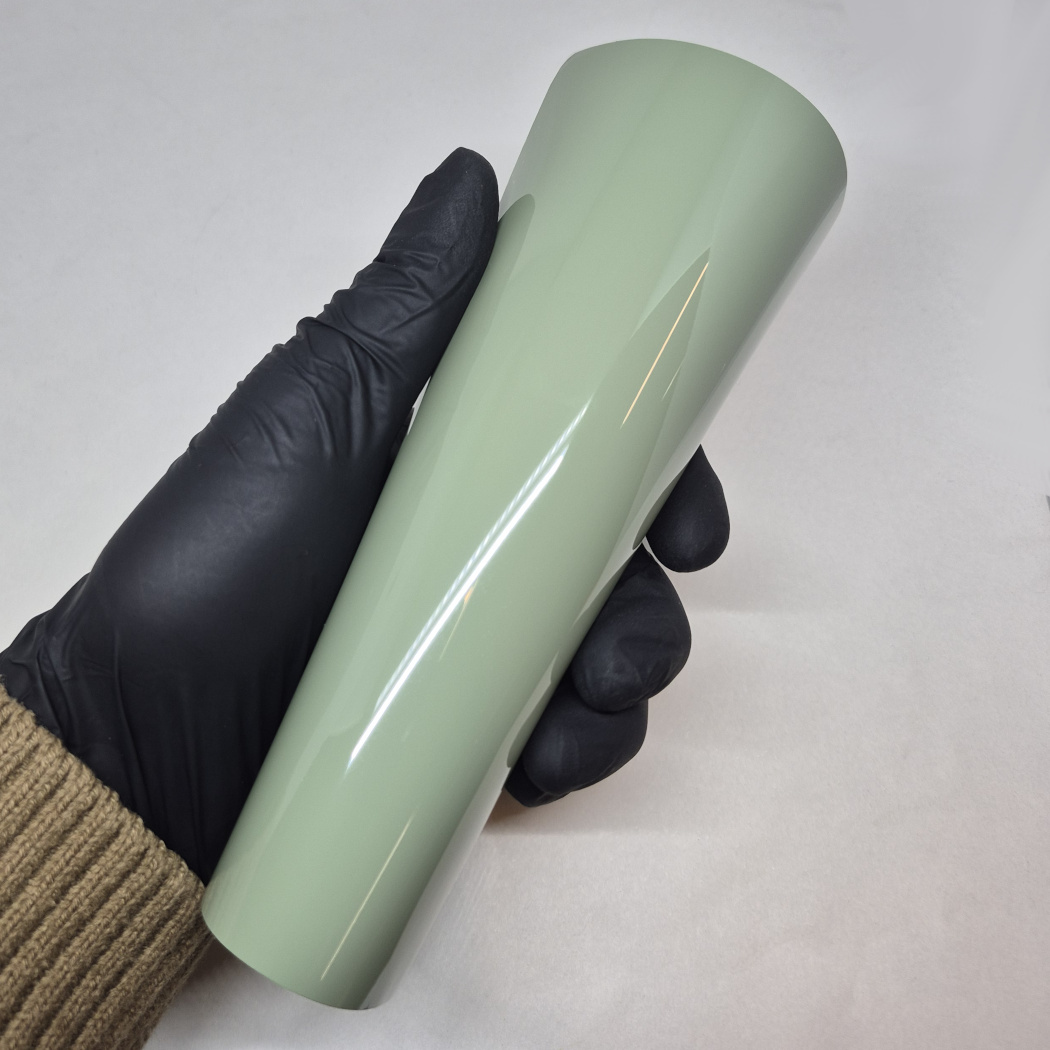 WunderVinyl Super Gloss+ Khaki Green LT car bilfolie