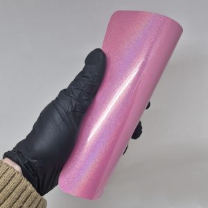 WunderVinyl Super Gloss+ Laser Pompadour Pink bilfolie
