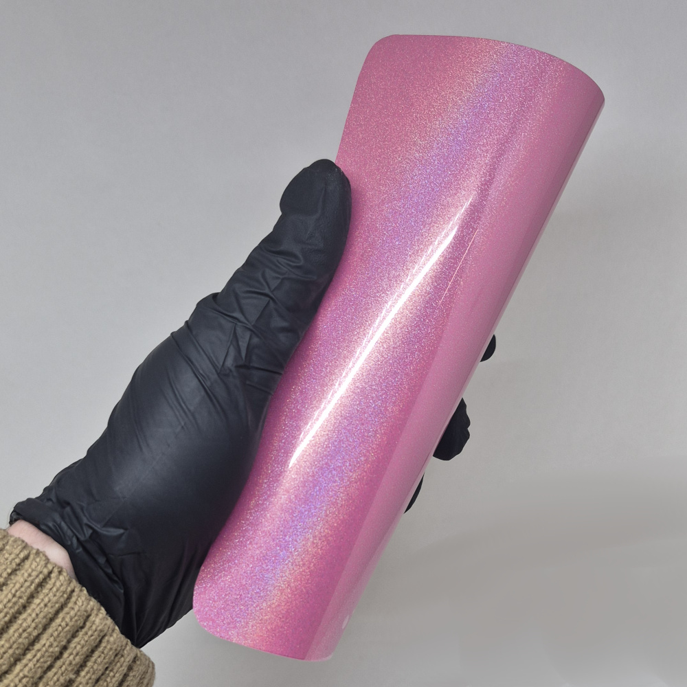 WunderVinyl Super Gloss+ Laser Pompadour Pink bilfolie