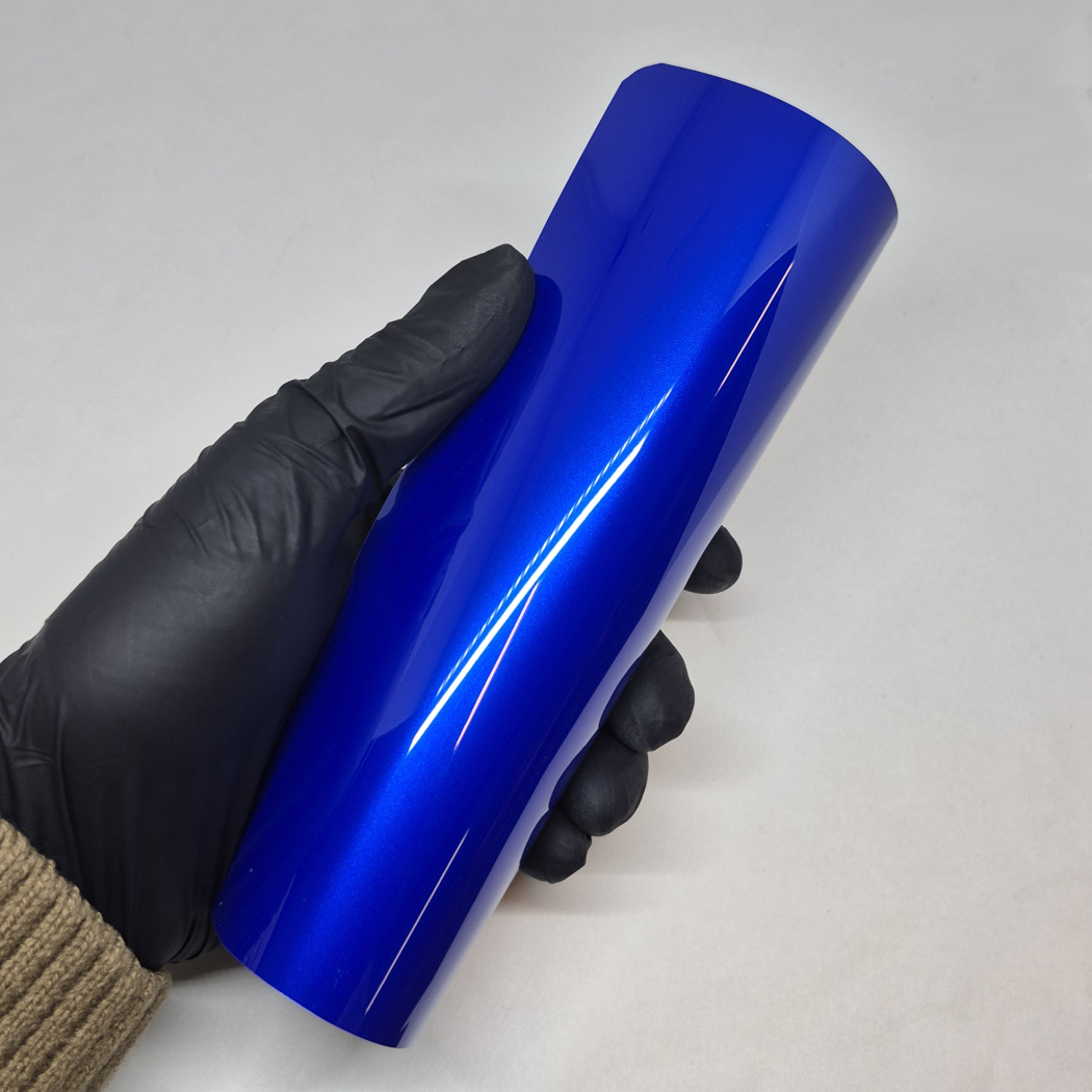WunderVinyl Super Gloss+ Metallic Sapphire Blue bilfolie