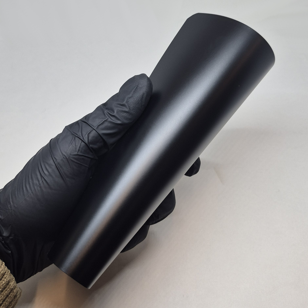 WunderVinyl Super Matte Black car wrap bilfolie