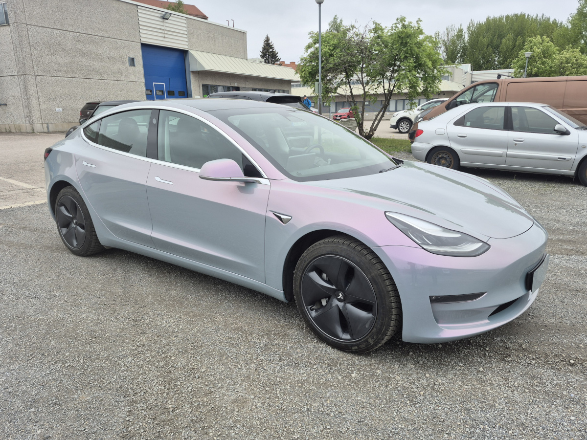 WunderVinyl Super Gloss+ Candy Flip Grey to Purple LT bilfoliering