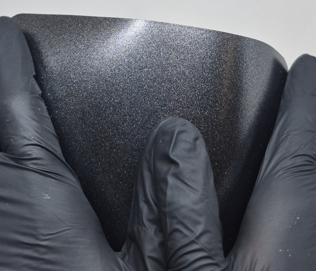 WunderVinyl Super Satin Sparkling Black bilfolie
