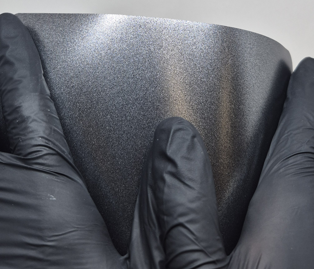 WunderVinyl Super Satin Sparkling Grey bilfolie