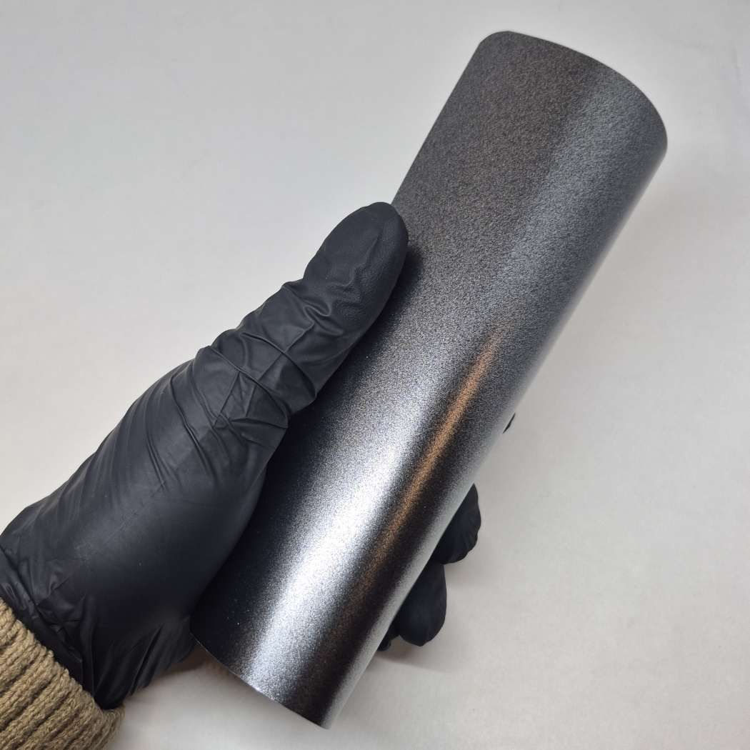 WunderVinyl Super Satin Sparkling Grey bilfolie